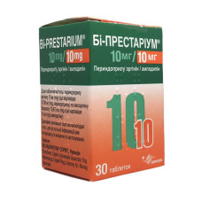 Бі-престаріум табл. 10 мг + 10 мг контейн. №30