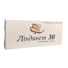 Ліндинет табл. в/о 0,075 мг + 0,03 мг 21