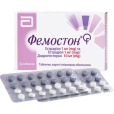 Фемостон табл. п/о 1 мг + 10 мг 56