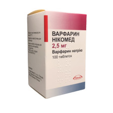 Варфарин табл. 2,5 мг фл. 100