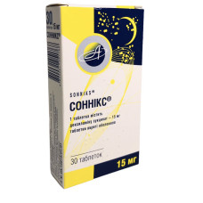 Соннiкс табл. в/о 15 мг №30