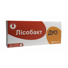 Лісобакт дуо льодяники блістер 20