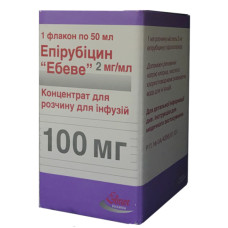 Епірубіцин конц. д/інф. 100 мг фл. 50 мл 1