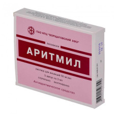Аритміл р-н д/ін. 5% амп. 3 мл, касета №5