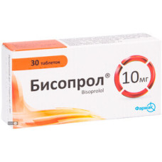 Бисопрол табл. 10 мг блистер 30