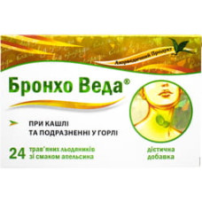 Бронхо веда льодяники, смак апельсину №24