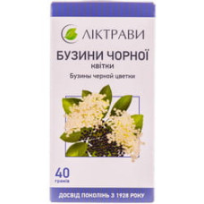 Бузина чорна квіти пачка 40 г, з внутр. пакетом