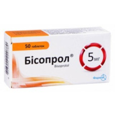Бісопрол табл. 5 мг блістер №50