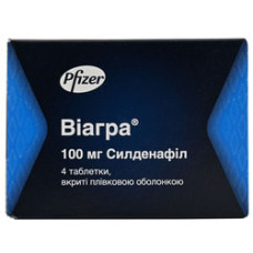 Віагра табл. в/о 100 мг №4
