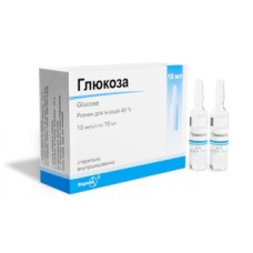 Глюкоза р-н д/ін. 40% амп. 10 мл 10