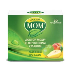 Доктор Мом льодяник, фрукт. вкус 20