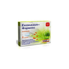 Еконазол песарії 0,15 г блістер в пачці №3