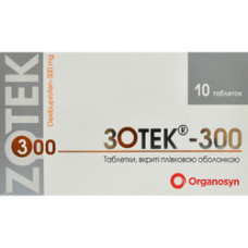 Зотек табл. в/о 300 мг №10
