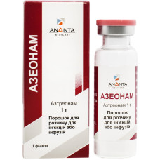 Азеонам пор. д/ін. 1000 мг фл. №1