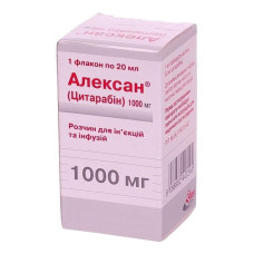 Алексан р-н д/ін. 1000 мг фл. 20 мл №1